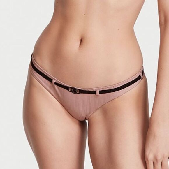 Victorias Secret Swim Wild Wanderer Bralette Bikini top and Bottom Set Mauve - Picture 10 of 10